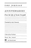 Anniversaries