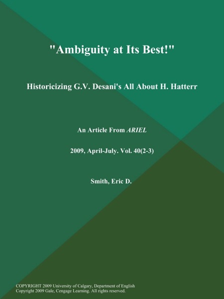 All About H. Hatterr