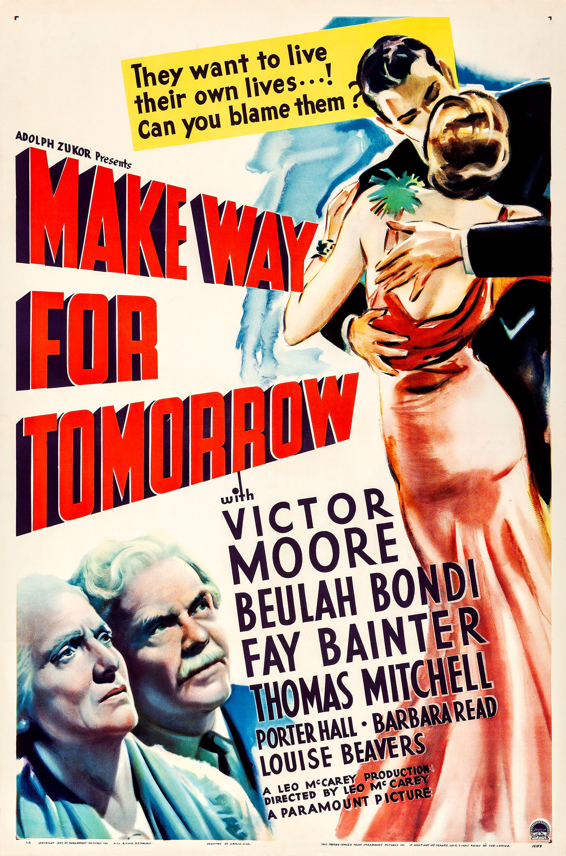 Make Way for Tomorrow